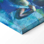 Blue Dancers Ballet Classic Canvas Print