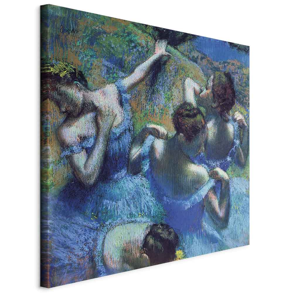 Canvas Print Blue Dancers II