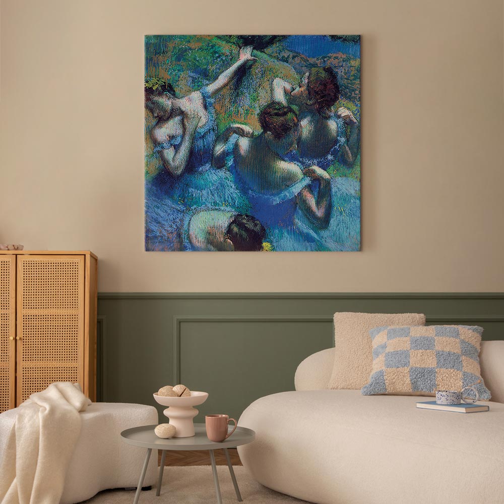 Canvas Print Blue Dancers II