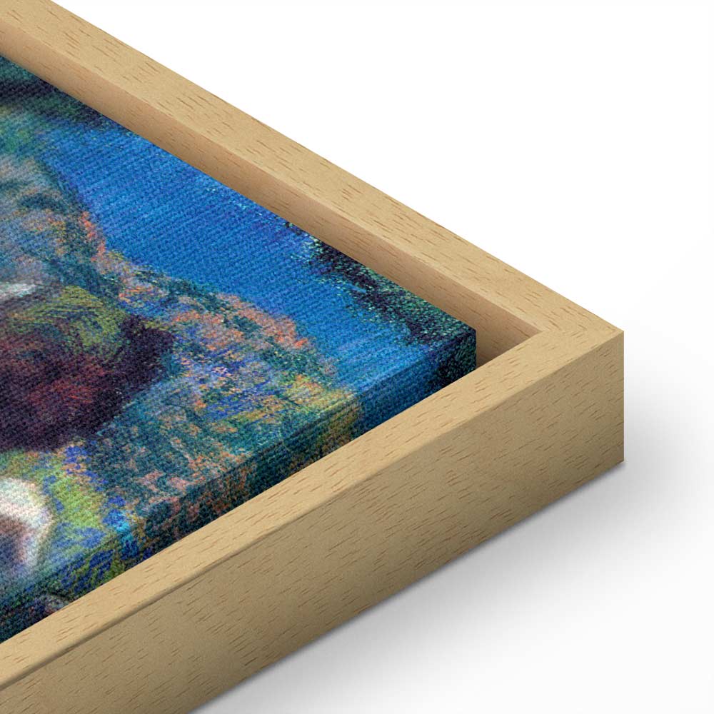 Blue Dancers Ballet Classic Canvas Print