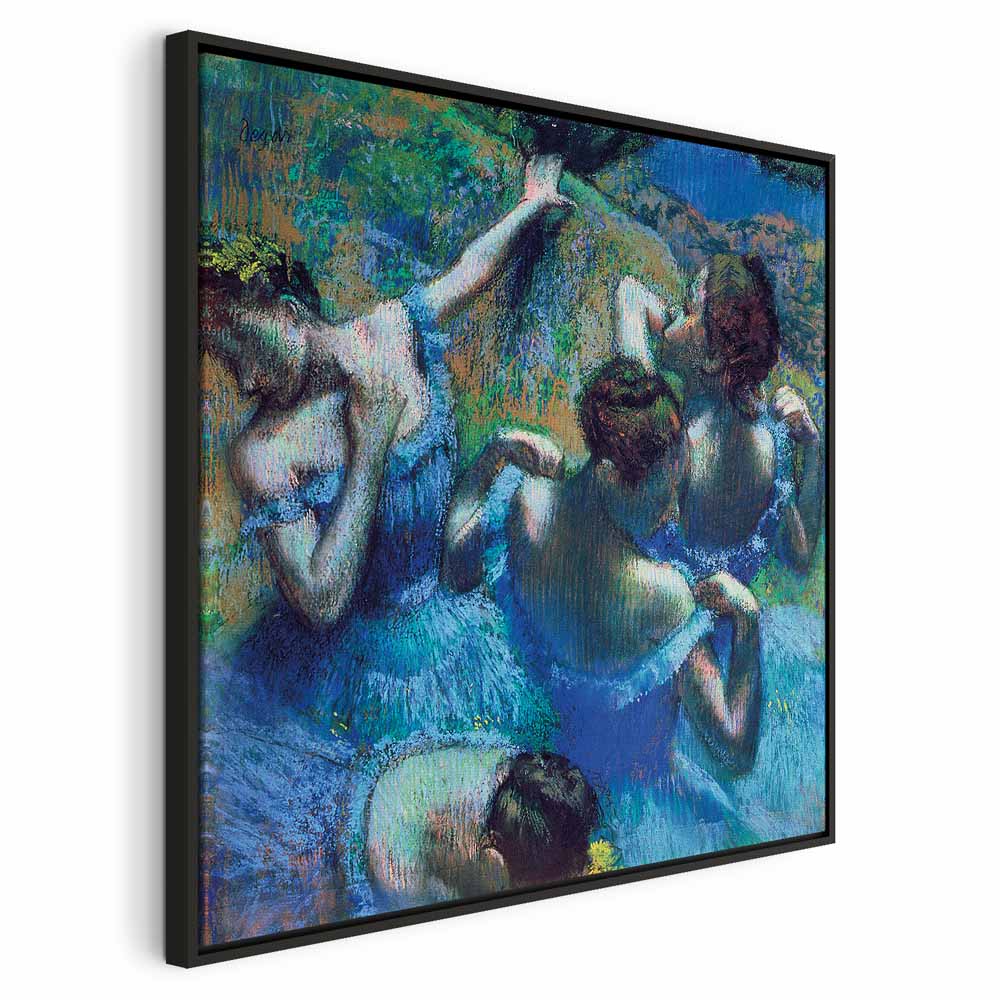 Blue Dancers Ballet Classic Canvas Print