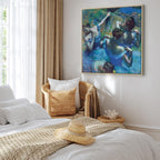 Blue Dancers Ballet Classic Canvas Print
