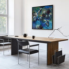 Blue Dancers Ballet Classic Canvas Print