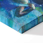 Blue Dancers Ballet Classic Canvas Print