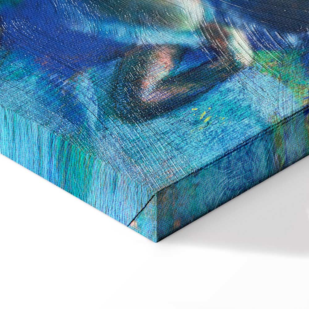 Blue Dancers Ballet Classic Canvas Print