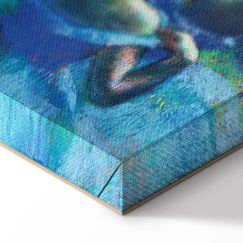 Blue Dancers Ballet Classic Canvas Print