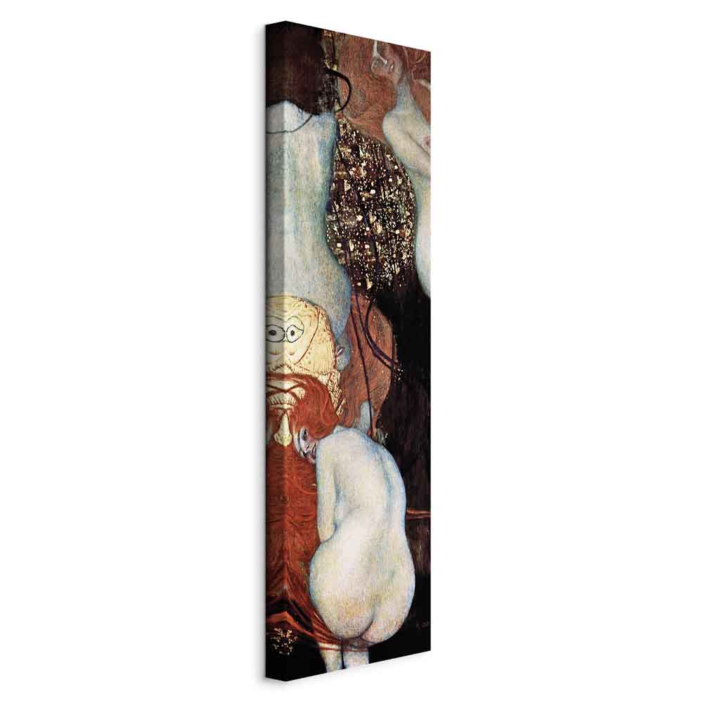 Klimt Goldfish Abstract Woman Canvas Print