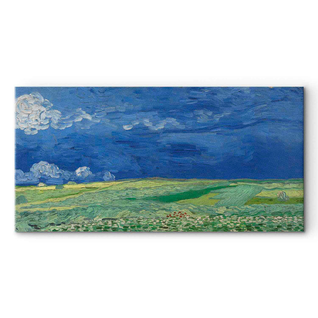 Wheatfield Thunderclouds Classic Canvas Print