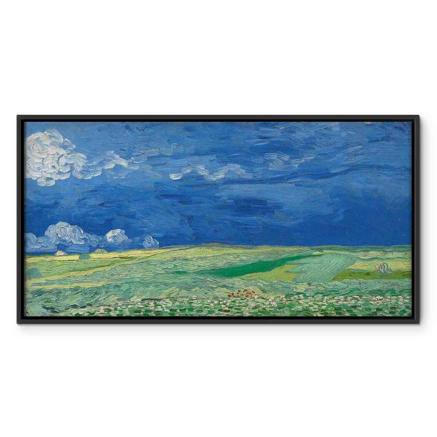 Wheatfield Thunderclouds Classic Canvas Print