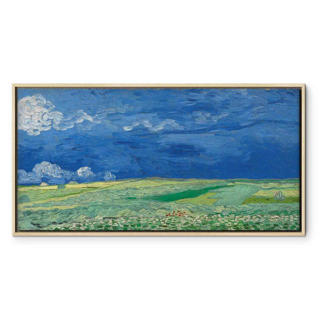 Wheatfield Thunderclouds Classic Canvas Print