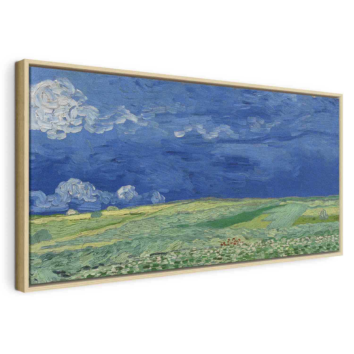 Wheatfield Thunderclouds Classic Canvas Print