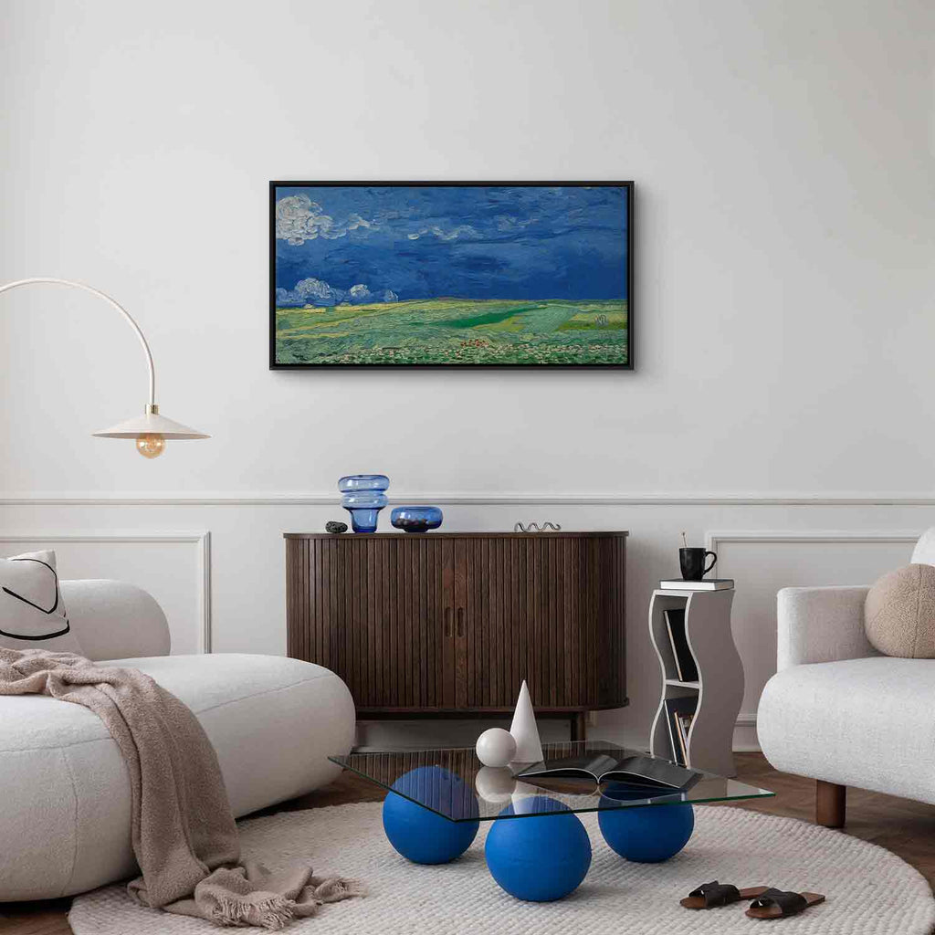 Wheatfield Thunderclouds Classic Canvas Print