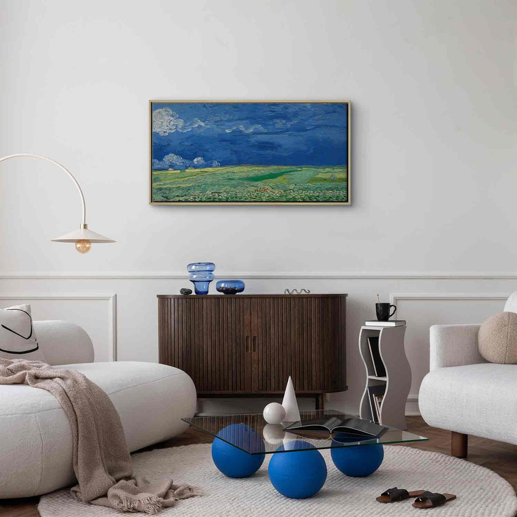 Wheatfield Thunderclouds Classic Canvas Print