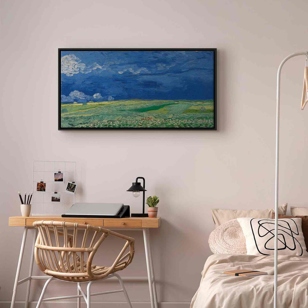 Wheatfield Thunderclouds Classic Canvas Print