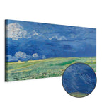 Wheatfield Thunderclouds Classic Canvas Print