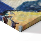 Monet Beach at Pourville Classic Canvas Print