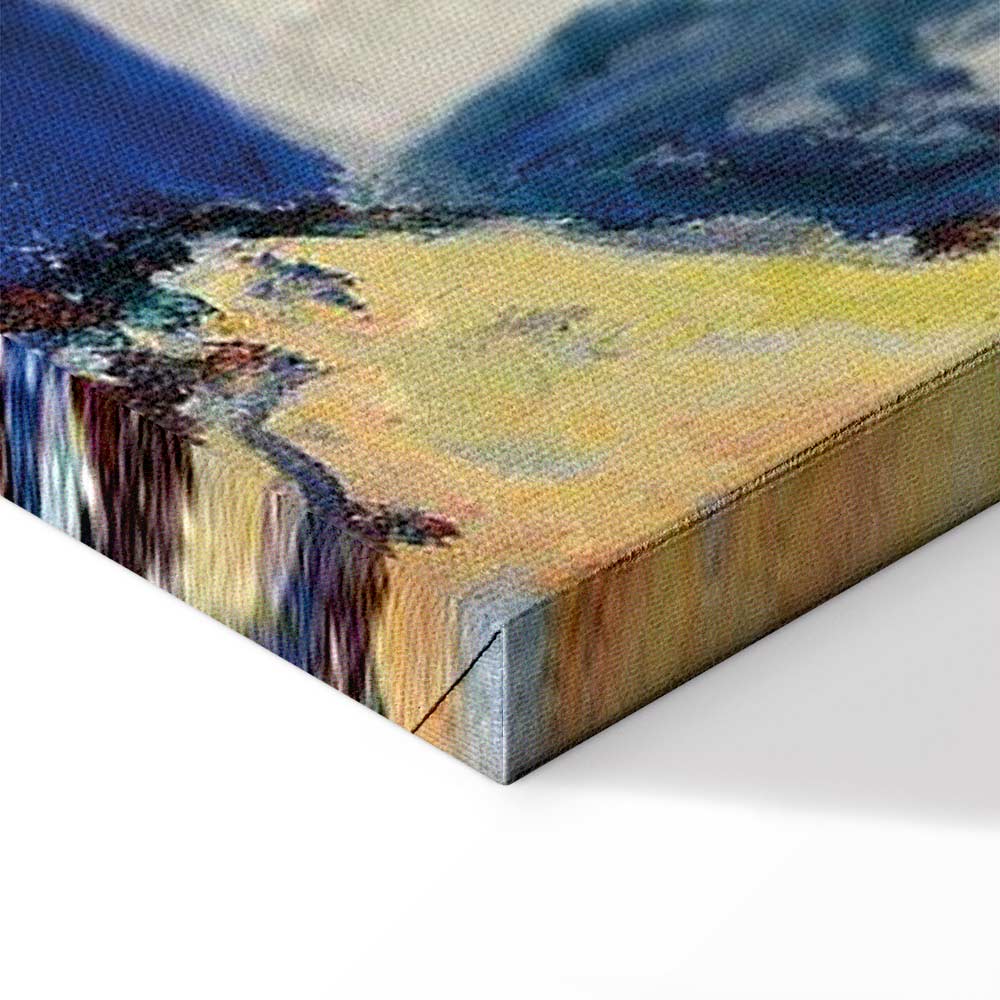 Monet Beach at Pourville Classic Canvas Print