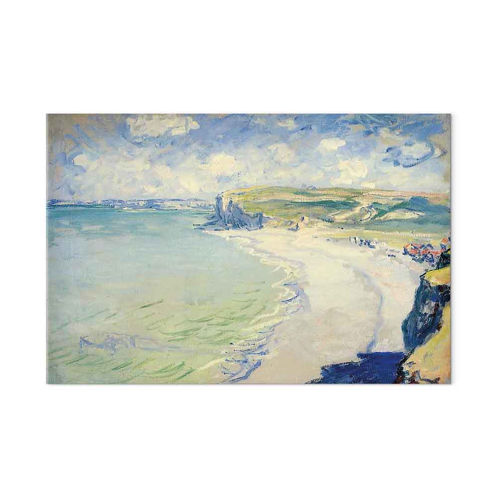 Monet Beach at Pourville Classic Canvas Print