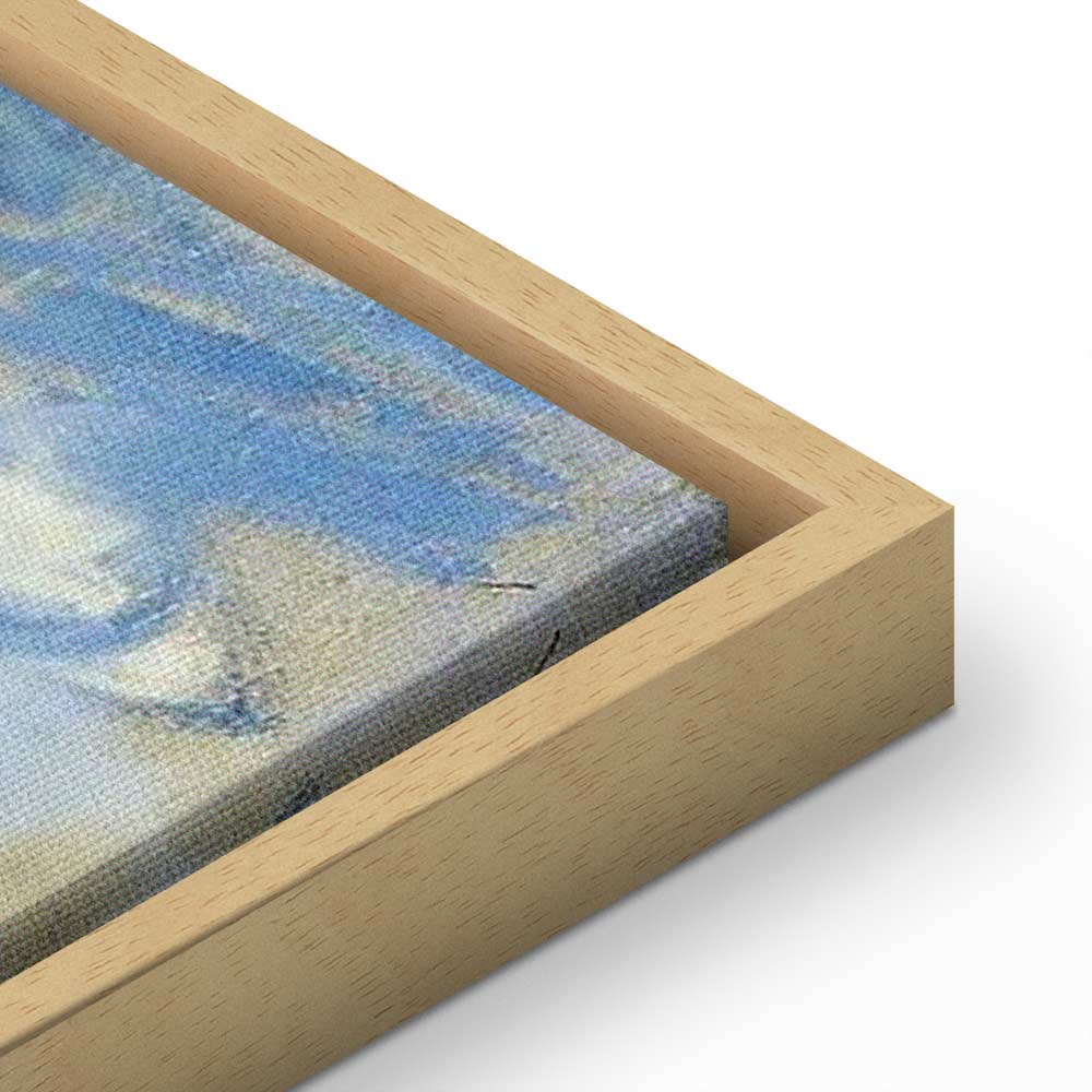 Monet Beach at Pourville Classic Canvas Print