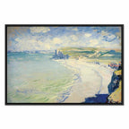 Monet Beach at Pourville Classic Canvas Print