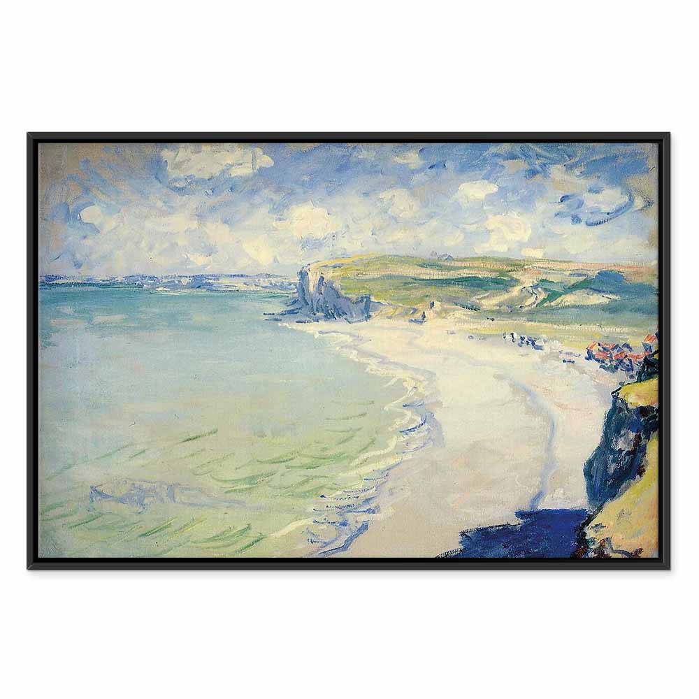 Monet Beach at Pourville Classic Canvas Print