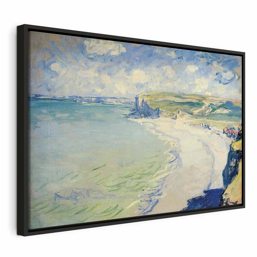 Monet Beach at Pourville Classic Canvas Print