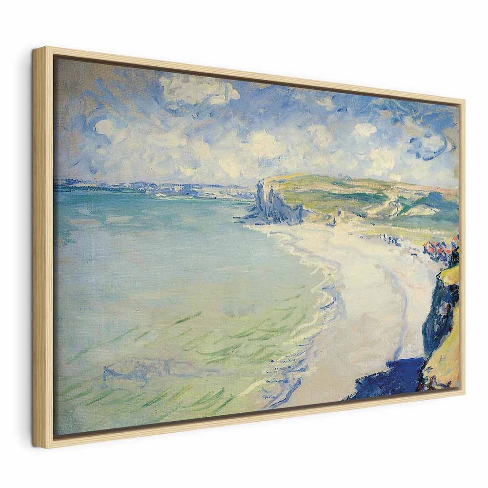 Monet Beach at Pourville Classic Canvas Print