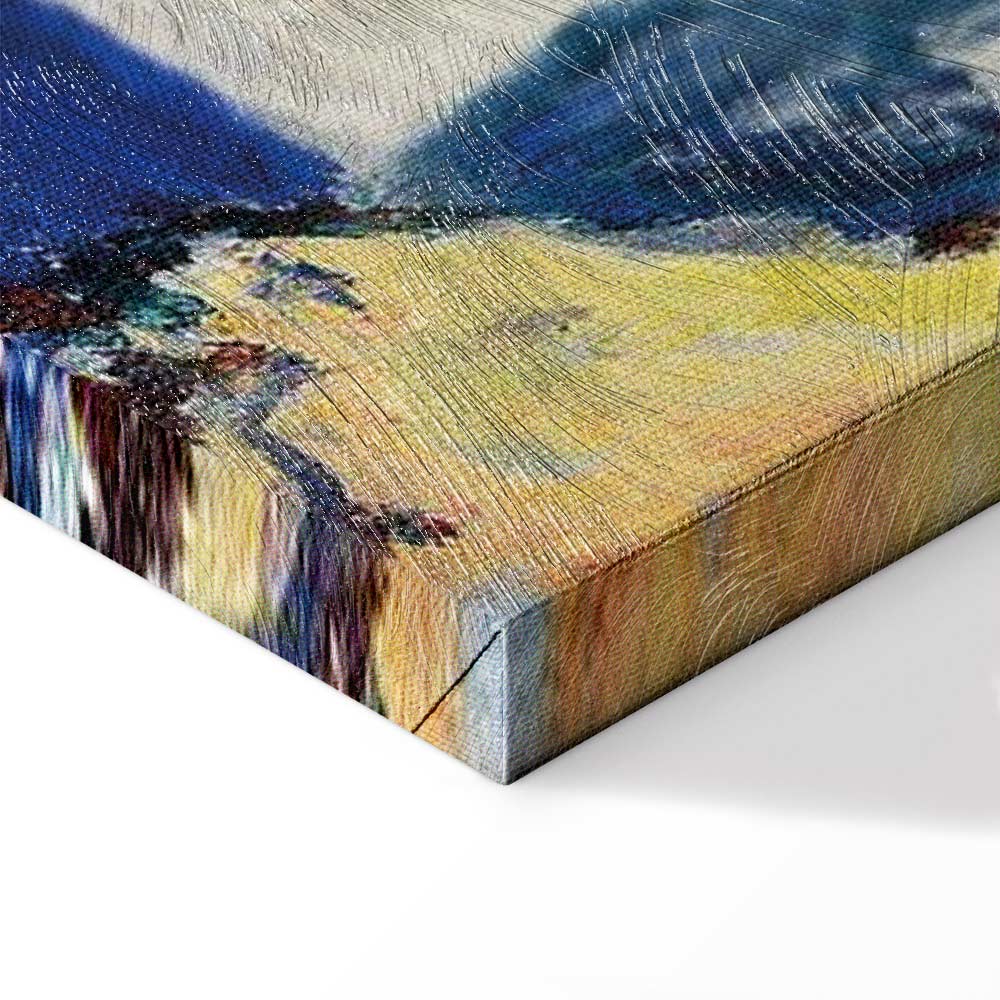 Monet Beach at Pourville Classic Canvas Print