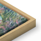 Monet In the Meadow Impressionist Canvas Print