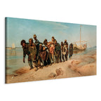 Canvas Print - Barge Haulers on the Volga