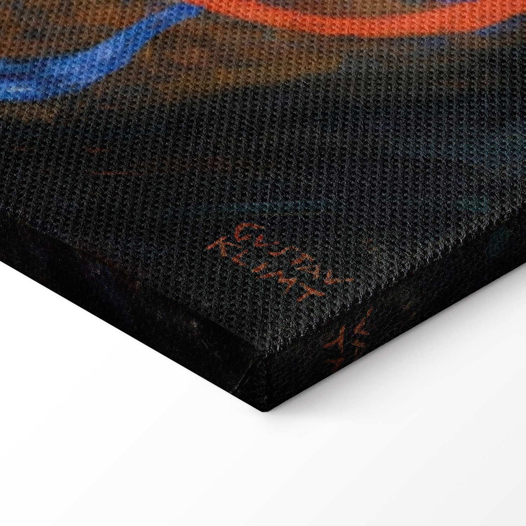 Gustav Klimt Virgin Gold Multicolor Canvas Print