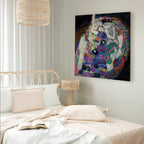 Gustav Klimt Virgin Gold Multicolor Canvas Print