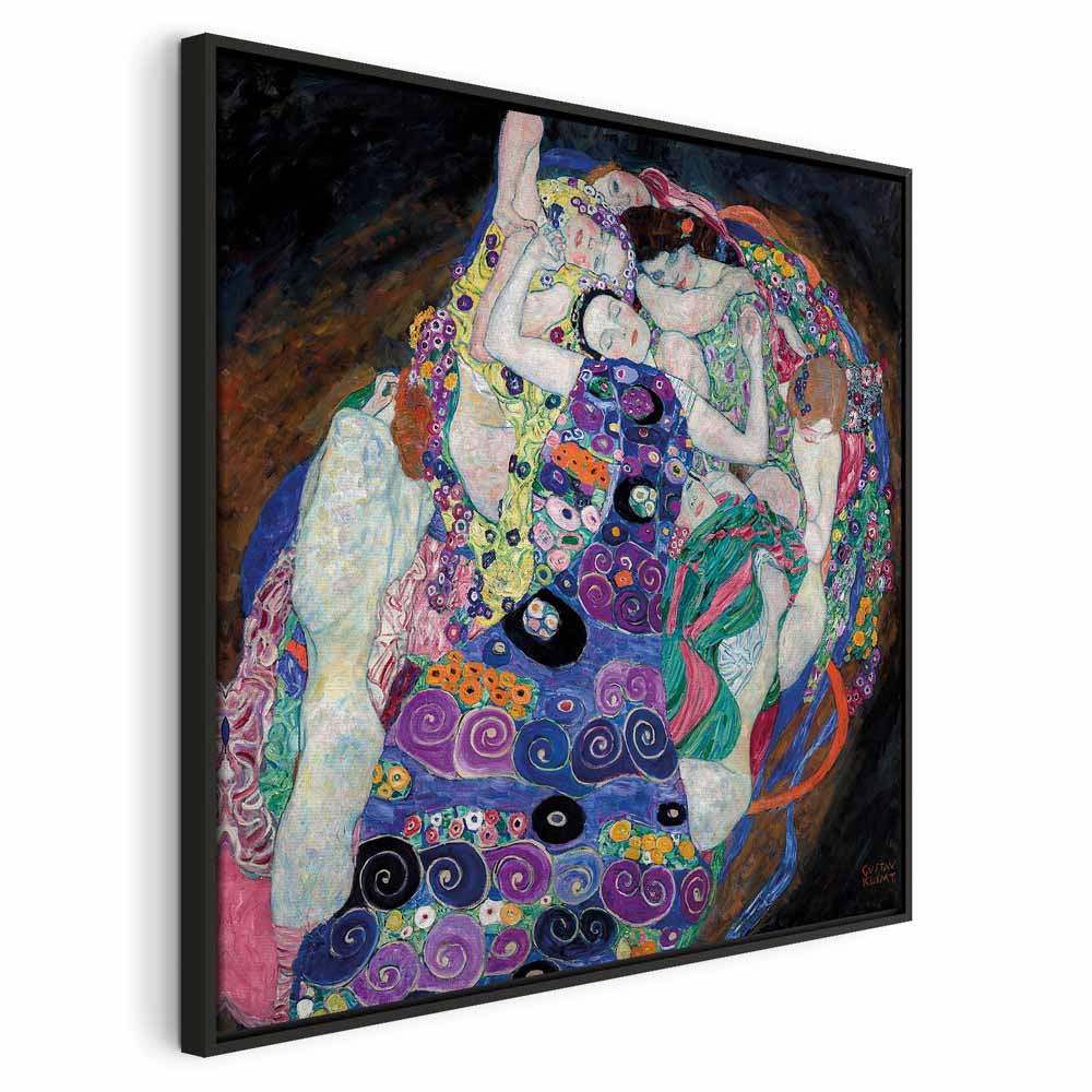 Gustav Klimt Virgin Gold Multicolor Canvas Print