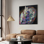 Gustav Klimt Virgin Gold Multicolor Canvas Print