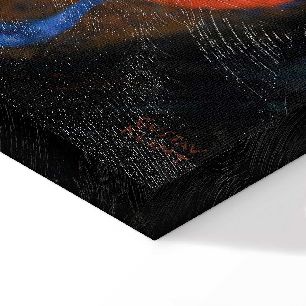 Gustav Klimt Virgin Gold Multicolor Canvas Print