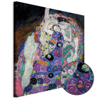 Gustav Klimt Virgin Gold Multicolor Canvas Print