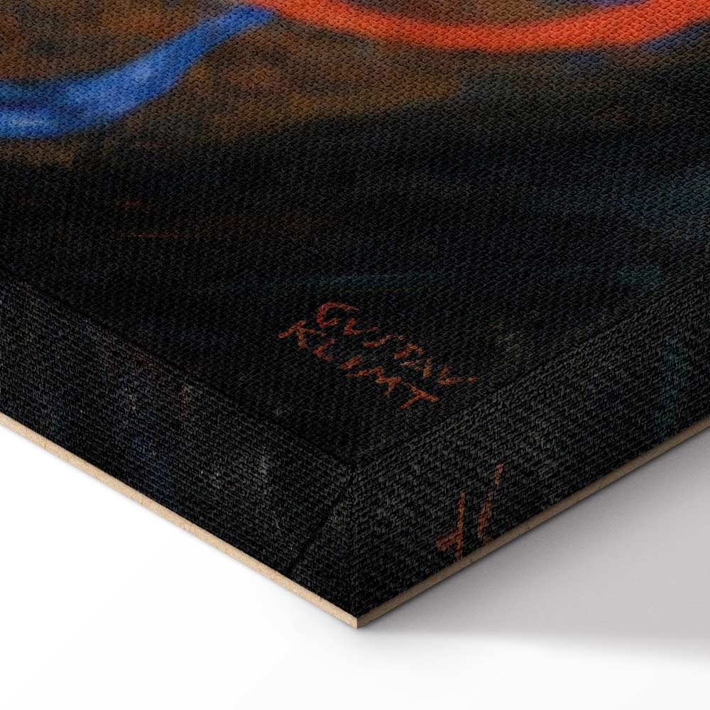 Gustav Klimt Virgin Gold Multicolor Canvas Print