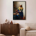 Vermeer The Milkmaid Classic Canvas Print