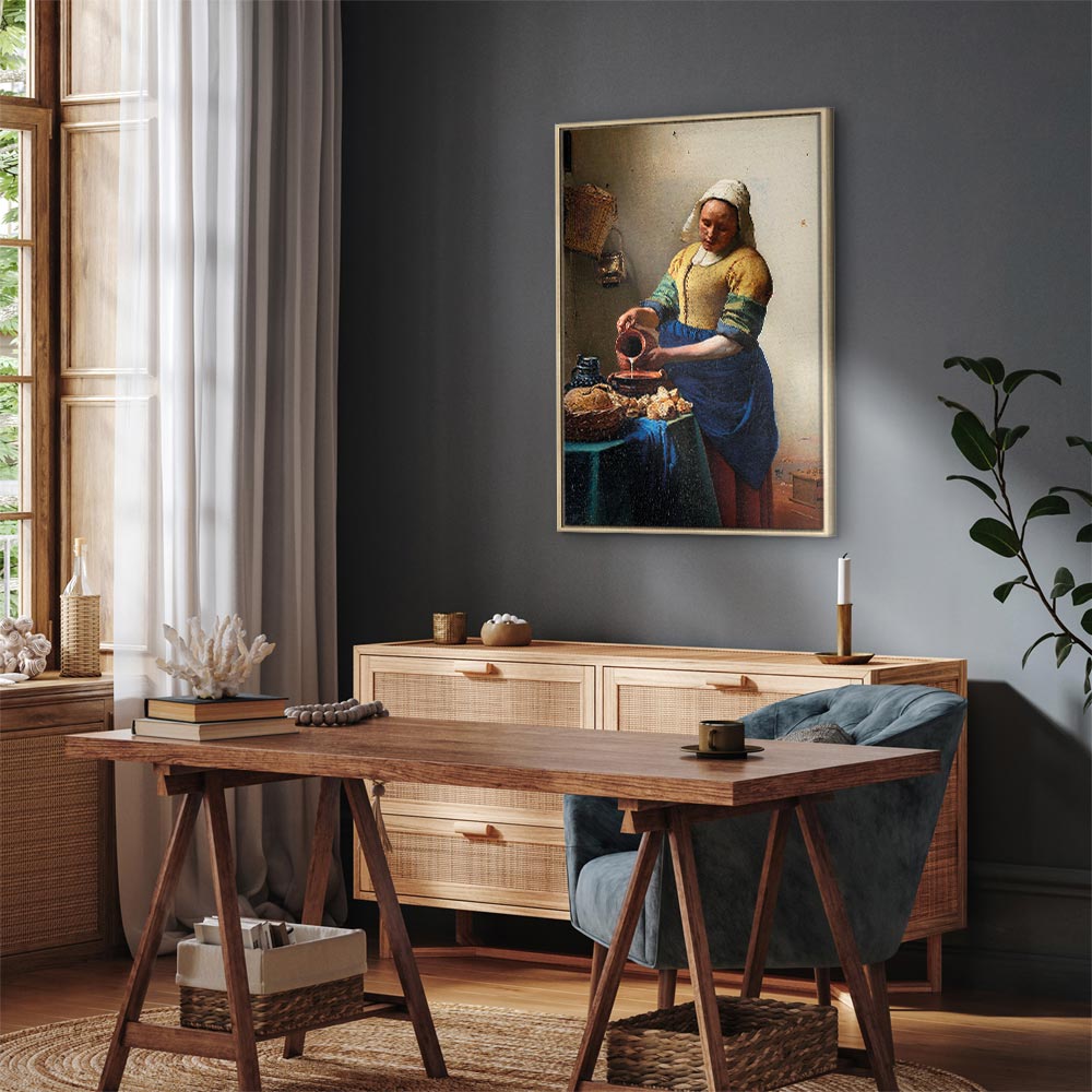 Vermeer The Milkmaid Classic Canvas Print