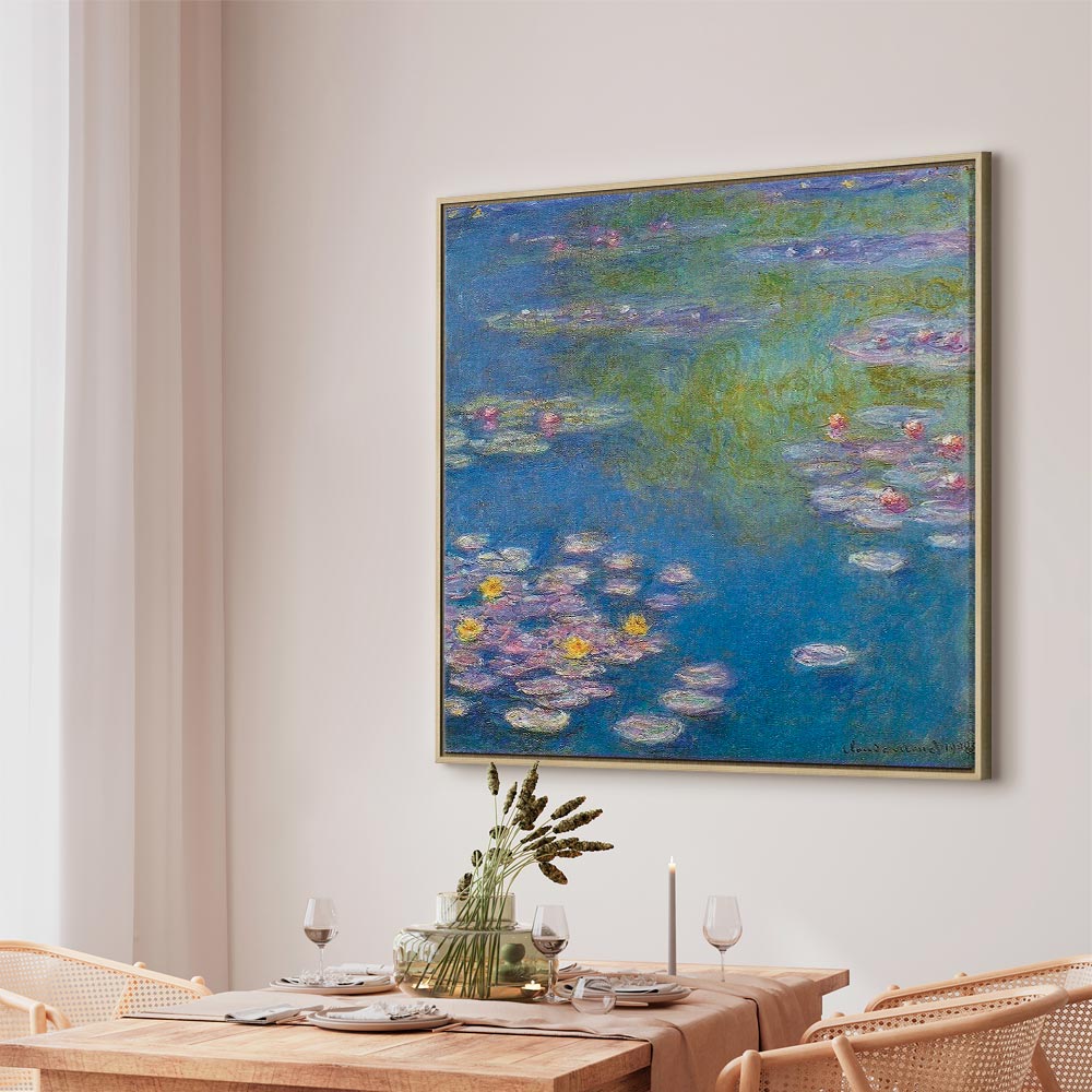 Water Lilies in Giverny Classic Canvas Print