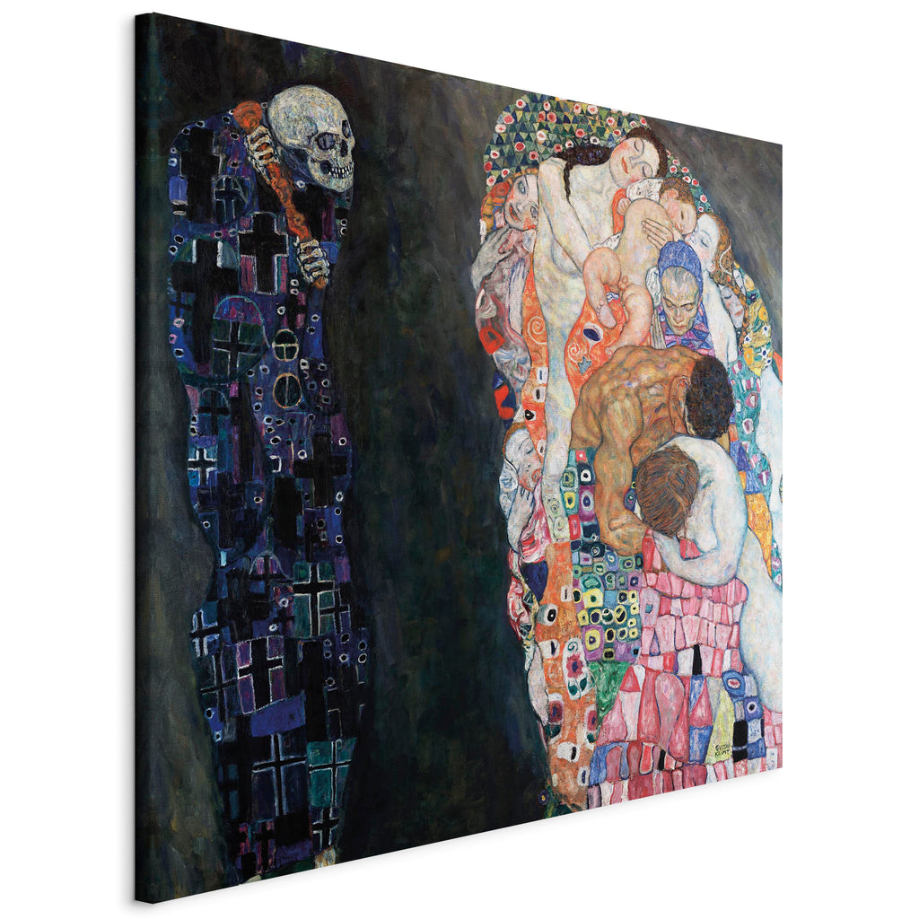 Canvas Print Death and Life - Multicoloured