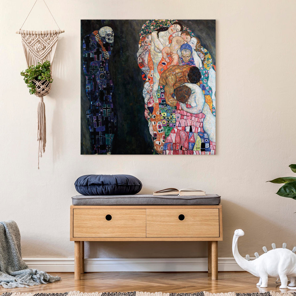 Canvas Print Death and Life - Multicoloured