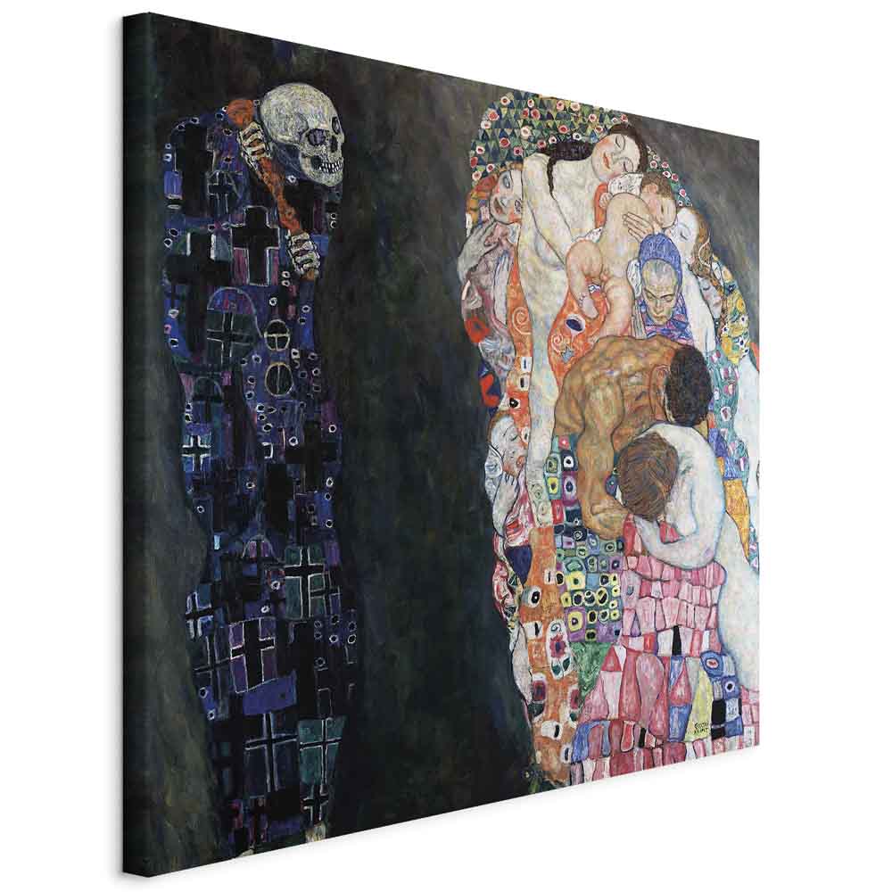 Canvas Print Death and Life - Multicoloured