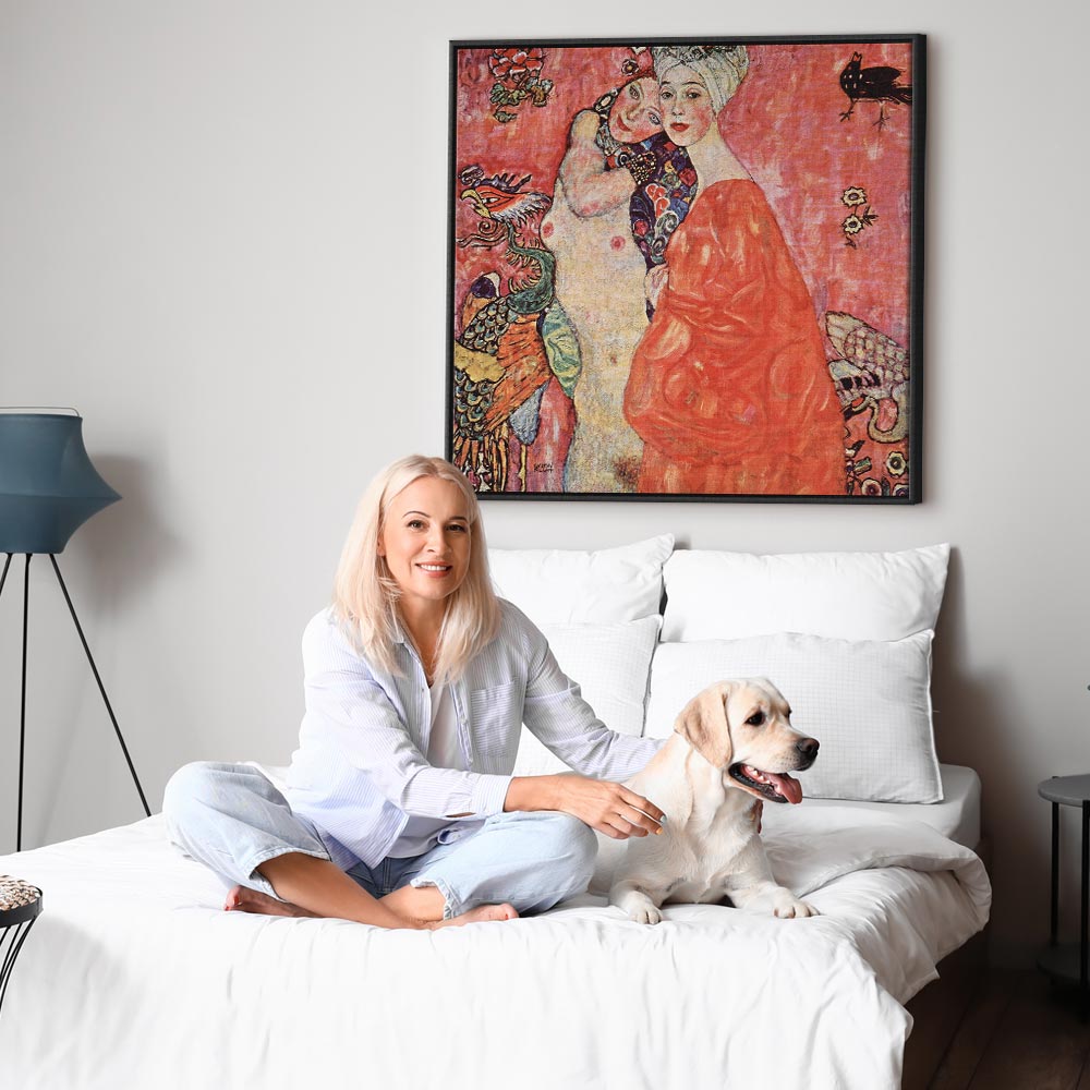 Klimt Women Friends Classic Canvas Print