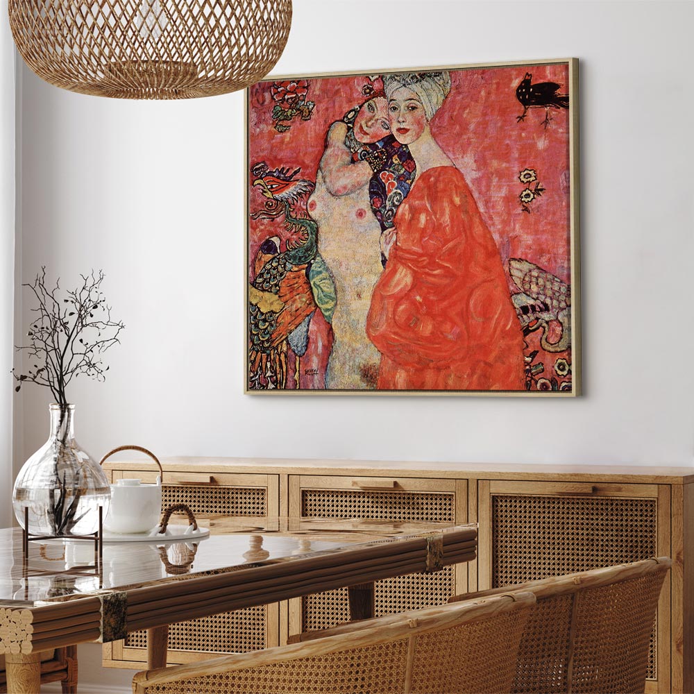 Klimt Women Friends Classic Canvas Print
