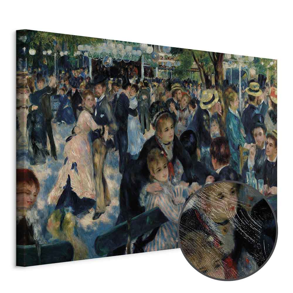 Renoir Dance at the Moulin de la Galette Classic Canvas Print