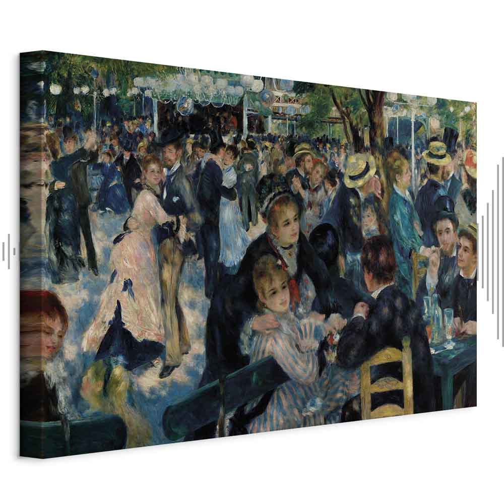Renoir Dance at the Moulin de la Galette Classic Canvas Print