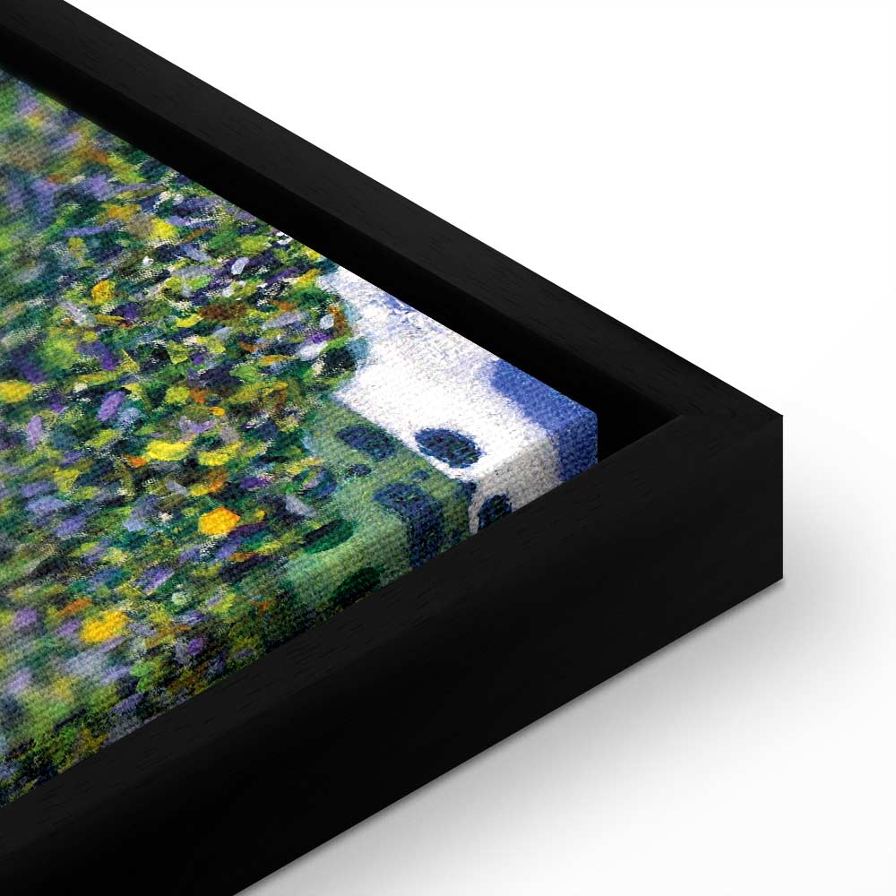 Klimt Roses in Forest Nature Canvas Print