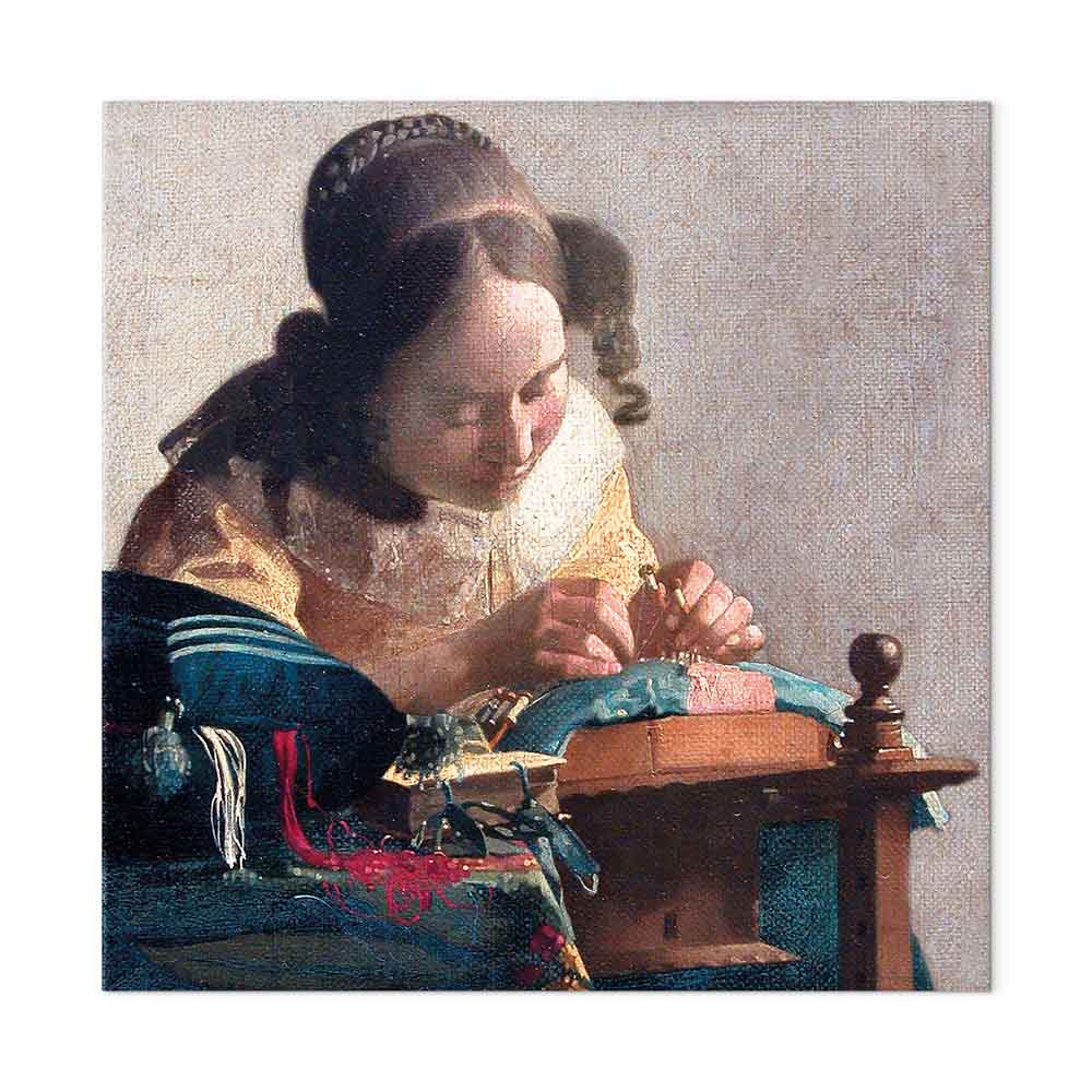 Vermeer The Lacemaker Classic Canvas Print