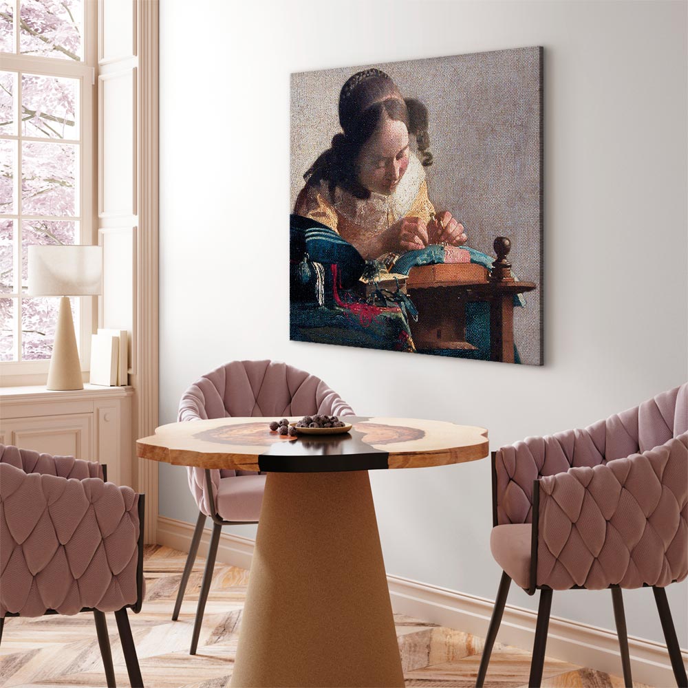 Vermeer The Lacemaker Classic Canvas Print